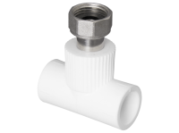 Тройник TEBO PP-R с накидной гайкой 20х1/2"