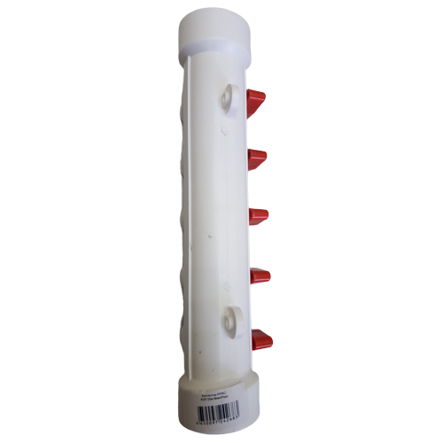 Коллектор MeerPlast 32х20 (2 вых.) с воздухоотводчиком красный