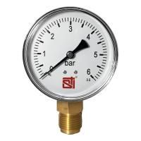 Манометр радиальный STI ∅80 6 bar (G½")