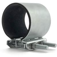 Хомут ремонтный оцинкованный КРАБ 159-172 (6") 150 мм.