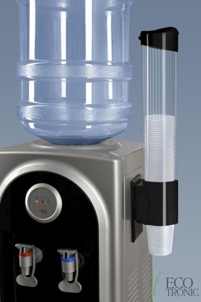 Держатель для стаканов Ecotronic Classic (шурупы) мод.001 черный