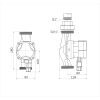 Циркуляционный насос Aquario PRIME-A1-258-180