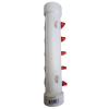 Коллектор MeerPlast 32х20 (3 вых.) с воздухоотводчиком красный