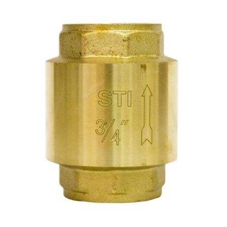 Клапан обратный пружинный STI 20 (латунный шток)